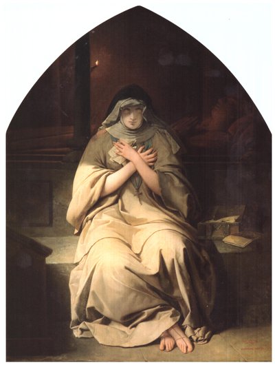 Héloïse au tombeau d